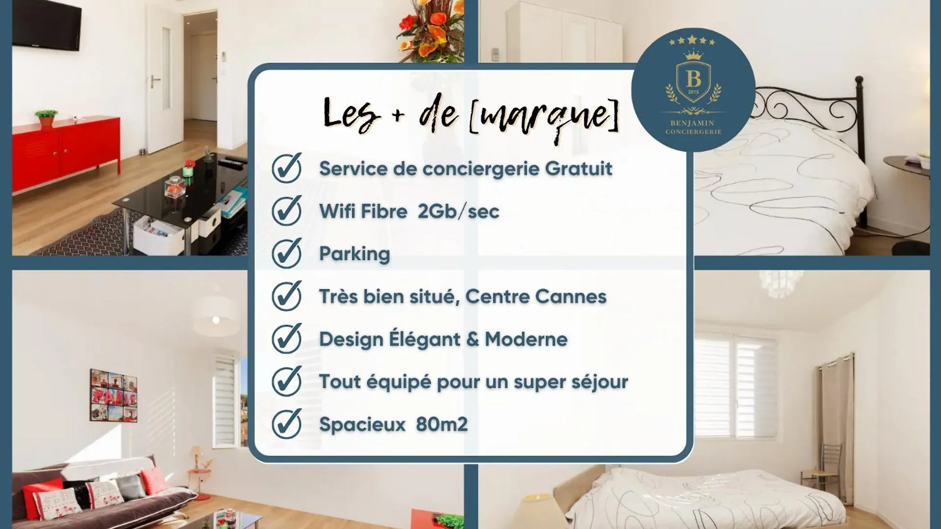 Διαμέρισμα Supercannes Center - Parking - Spacieux 70 Metres - Clim - Wifi