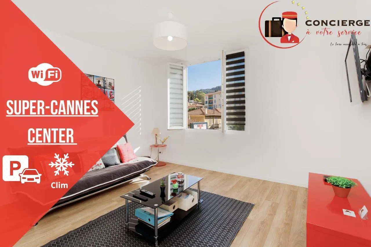 Supercannes Center - Parking - Spacieux 70 Metres - Clim - Wifi Francia